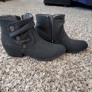 Blowfish Gray Slouch Booties